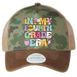 In My Fourth Grade Era Back To School Retro Groovy 4th Grade Legacy Tie Dye Trucker Hat