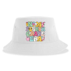 In My Fourth Grade Era Back To School Retro Groovy 4th Grade Sustainable Bucket Hat