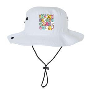 In My Fourth Grade Era Back To School Retro Groovy 4th Grade Legacy Cool Fit Booney Bucket Hat