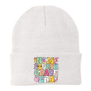 In My Fourth Grade Era Back To School Retro Groovy 4th Grade Knit Cap Winter Beanie