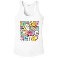 In My Fourth Grade Era Back To School Retro Groovy 4th Grade Ladies PosiCharge Competitor Racerback Tank