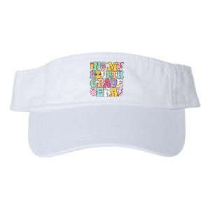 In My Fourth Grade Era Back To School Retro Groovy 4th Grade Valucap Bio-Washed Visor