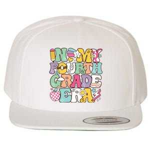 In My Fourth Grade Era Back To School Retro Groovy 4th Grade Wool Snapback Cap