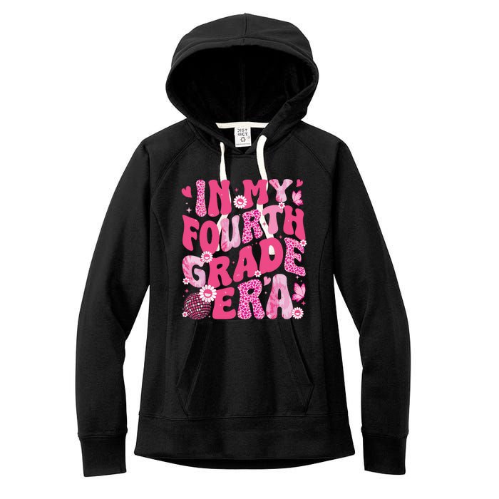 In My Fourth Grade Era Teachers Women Back To School Girl Women's Fleece Hoodie