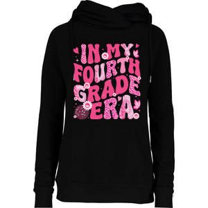 In My Fourth Grade Era Teachers Women Back To School Girl Womens Funnel Neck Pullover Hood