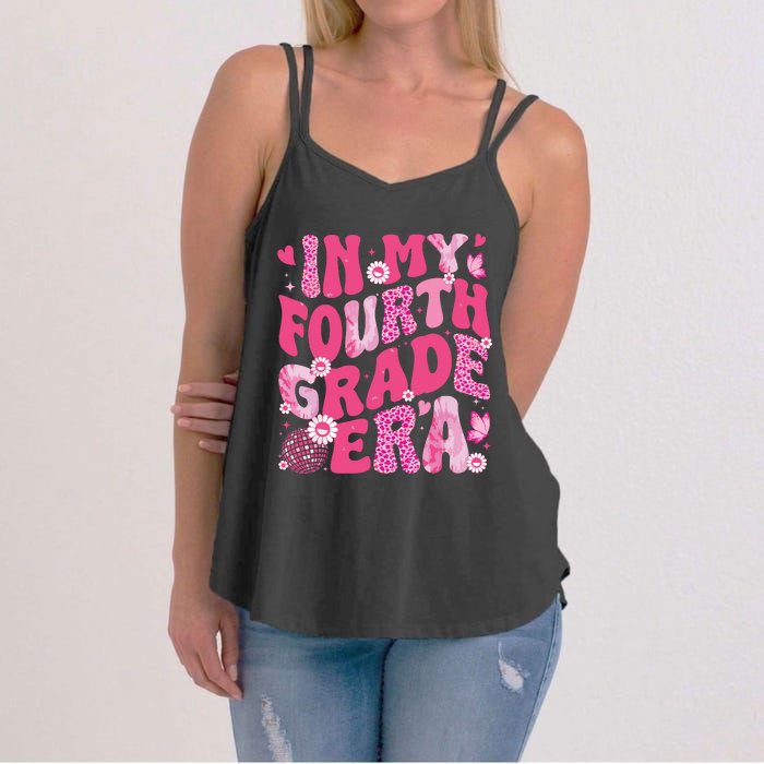 In My Fourth Grade Era Teachers Women Back To School Girl Women's Strappy Tank