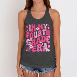 In My Fourth Grade Era Teachers Women Back To School Girl Women's Knotted Racerback Tank