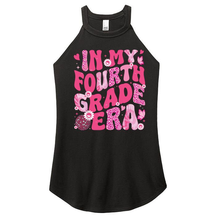 In My Fourth Grade Era Teachers Women Back To School Girl Women's Perfect Tri Rocker Tank