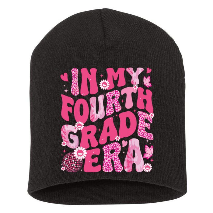 In My Fourth Grade Era Teachers Women Back To School Girl Short Acrylic Beanie