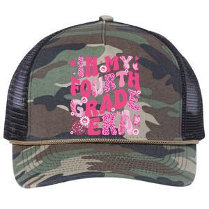 In My Fourth Grade Era Teachers Women Back To School Girl Retro Rope Trucker Hat Cap