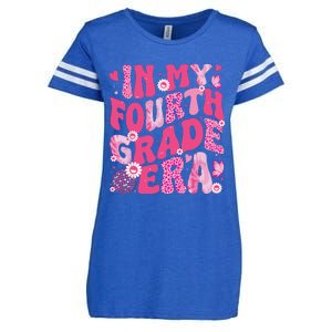 In My Fourth Grade Era Teachers Women Back To School Girl Enza Ladies Jersey Football T-Shirt