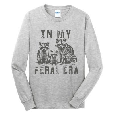 In My Feral Era Racoons Meme Tall Long Sleeve T-Shirt