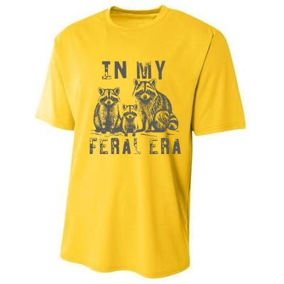 In My Feral Era Racoons Meme Performance Sprint T-Shirt