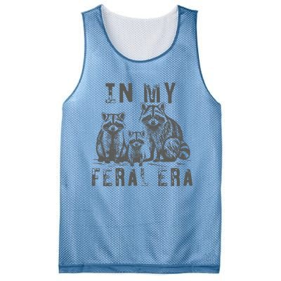 In My Feral Era Racoons Meme Mesh Reversible Basketball Jersey Tank