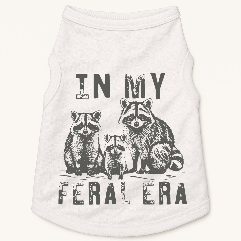 In My Feral Era Racoons Meme Doggie Tank