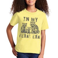 In My Feral Era Racoons Meme Kids T-Shirt