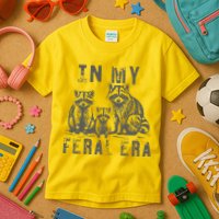 In My Feral Era Racoons Meme Kids T-Shirt