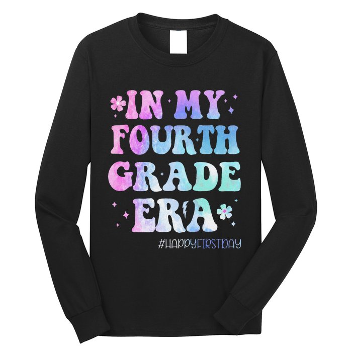 In My Fourth Grade Era Back To School 4th Grade Teacher Gift Long Sleeve Shirt