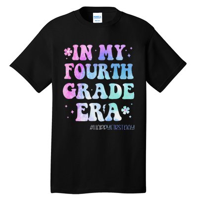 In My Fourth Grade Era Back To School 4th Grade Teacher Gift Tall T-Shirt