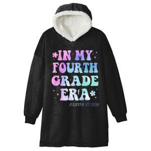 In My Fourth Grade Era Back To School 4th Grade Teacher Gift Hooded Wearable Blanket