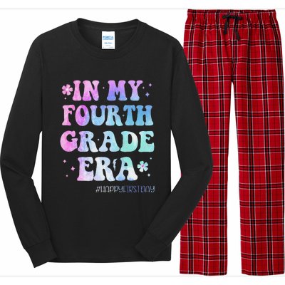 In My Fourth Grade Era Back To School 4th Grade Teacher Gift Long Sleeve Pajama Set