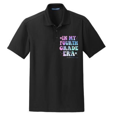 In My Fourth Grade Era Back To School 4th Grade Teacher Gift Dry Zone Grid Polo