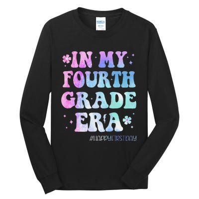 In My Fourth Grade Era Back To School 4th Grade Teacher Gift Tall Long Sleeve T-Shirt