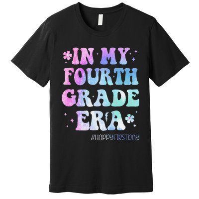 In My Fourth Grade Era Back To School 4th Grade Teacher Gift Premium T-Shirt