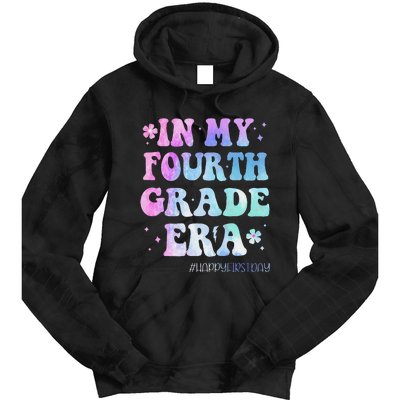 In My Fourth Grade Era Back To School 4th Grade Teacher Gift Tie Dye Hoodie