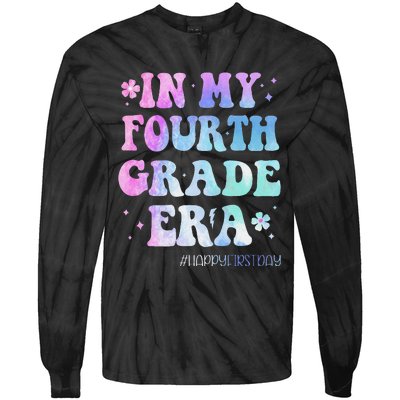 In My Fourth Grade Era Back To School 4th Grade Teacher Gift Tie-Dye Long Sleeve Shirt