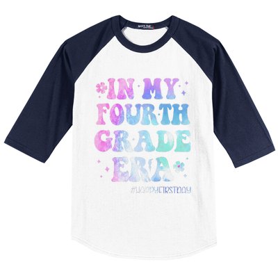 In My Fourth Grade Era Back To School 4th Grade Teacher Gift Baseball Sleeve Shirt