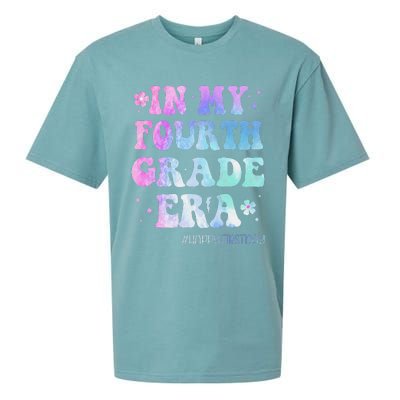 In My Fourth Grade Era Back To School 4th Grade Teacher Gift Sueded Cloud Jersey T-Shirt