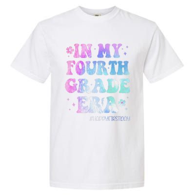 In My Fourth Grade Era Back To School 4th Grade Teacher Gift Garment-Dyed Heavyweight T-Shirt