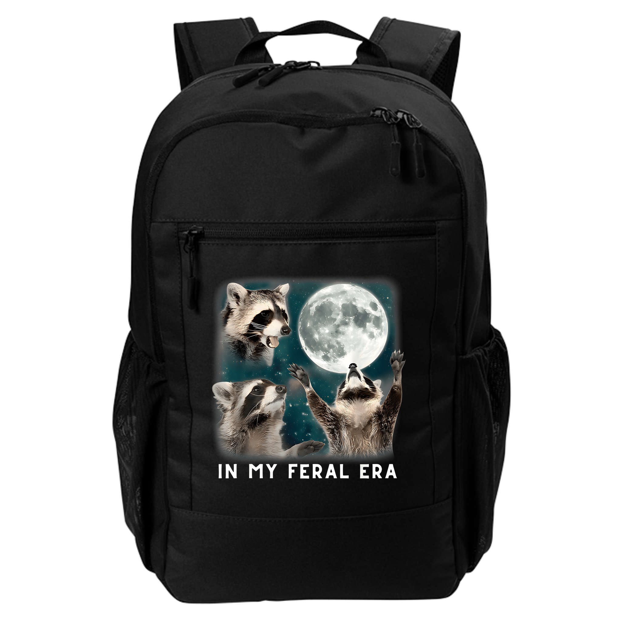 In My Feral Era Raccoon Backpack
