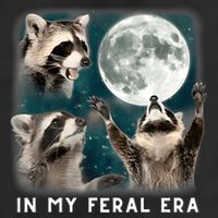 In My Feral Era Raccoon Beanie
