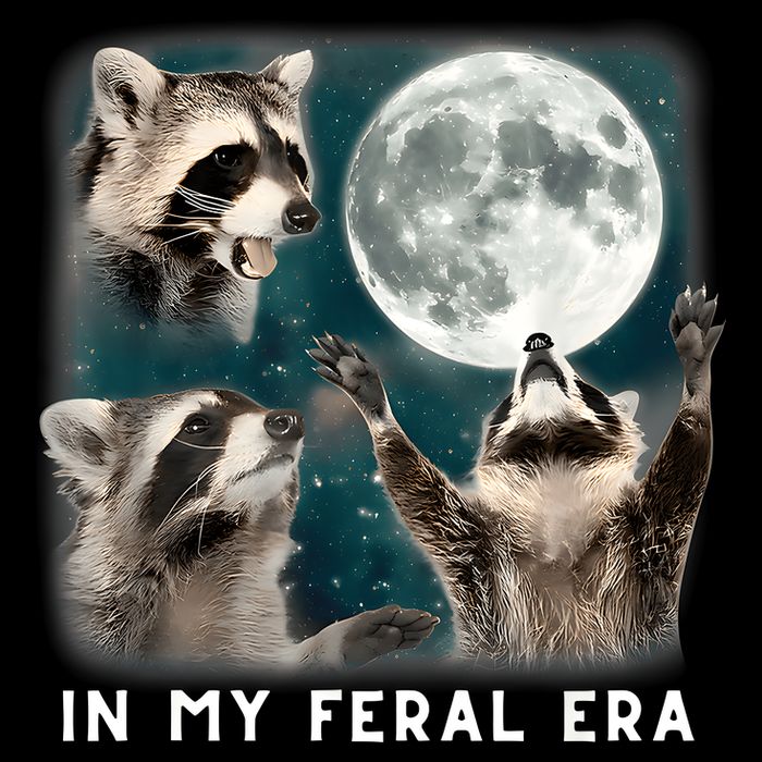 In My Feral Era Raccoon Premium T-Shirt