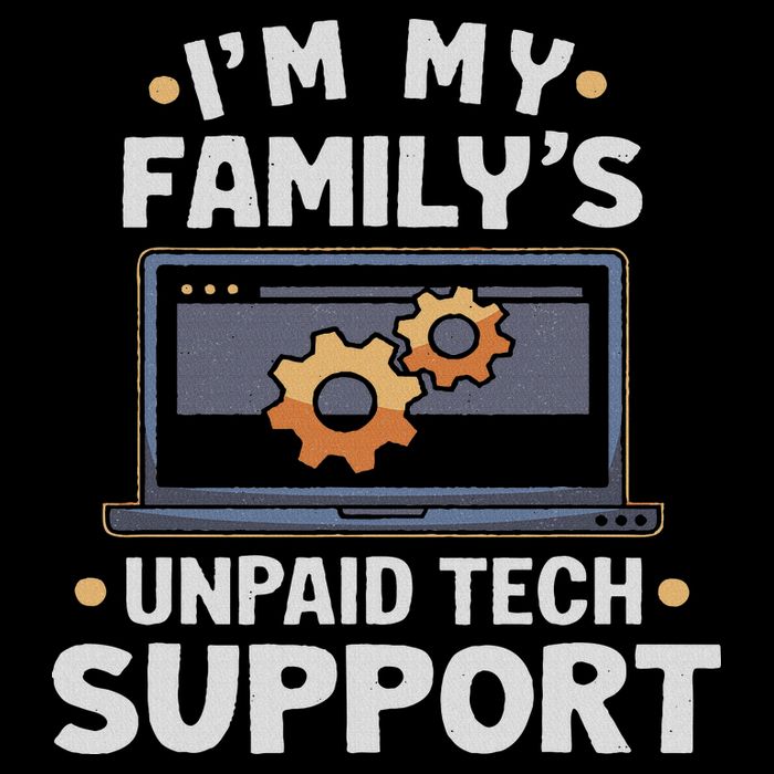 I'm My Family's Unpaid Tech Support Funny Computer Engineer Kids T-Shirt