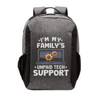 I'm My Family's Unpaid Tech Support Funny Computer Engineer Vector Backpack