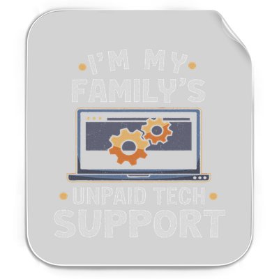 I'm My Family's Unpaid Tech Support Funny Computer Engineer Permanent Decal Sticker