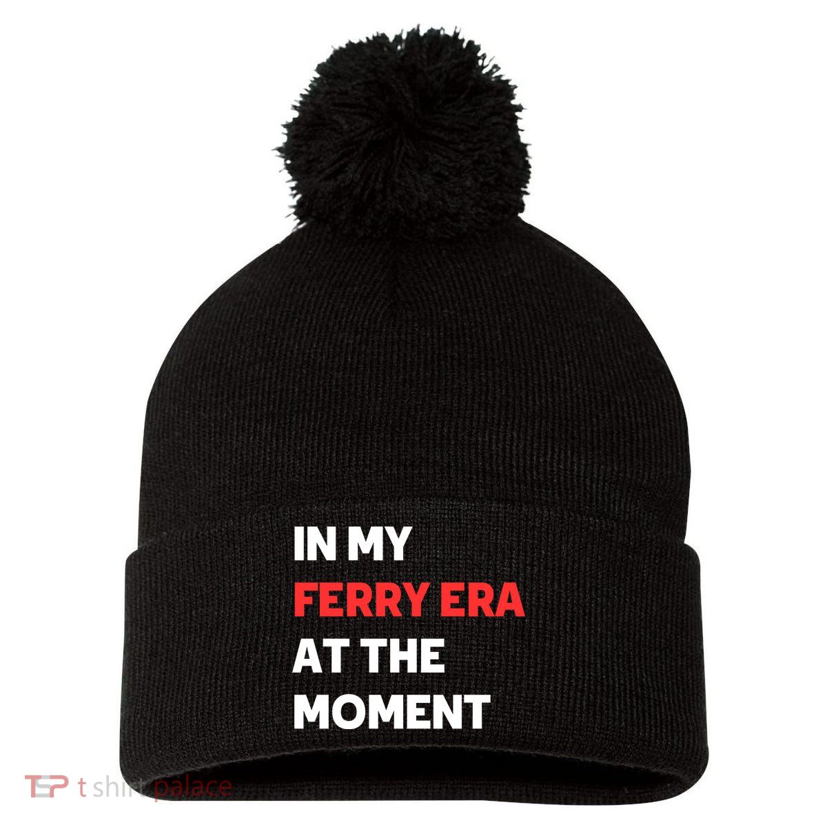 In My Ferry Era At The Moment Pom Pom 12in Knit Beanie