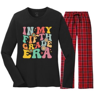 In My Fifth Grade Era First Day Of School Women's Long Sleeve Flannel Pajama Set 