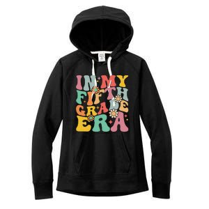 In My Fifth Grade Era First Day Of School Women's Fleece Hoodie