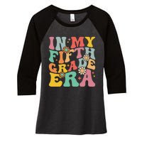 In My Fifth Grade Era First Day Of School Women's Tri-Blend 3/4-Sleeve Raglan Shirt