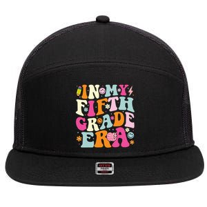 In My Fifth Grade Era 5th Grade Era Teacher Back To School 7 Panel Mesh Trucker Snapback Hat