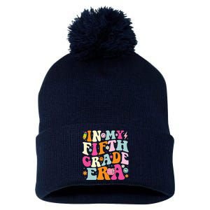 In My Fifth Grade Era 5th Grade Era Teacher Back To School Pom Pom 12in Knit Beanie