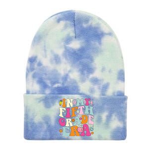 In My Fifth Grade Era 5th Grade Era Teacher Back To School Tie Dye 12in Knit Beanie