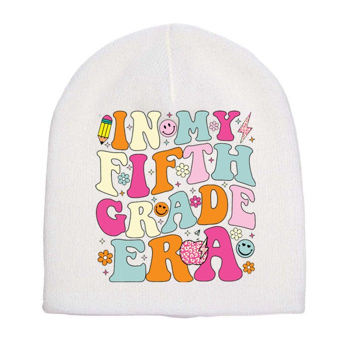 In My Fifth Grade Era 5th Grade Era Teacher Back To School Short Acrylic Beanie