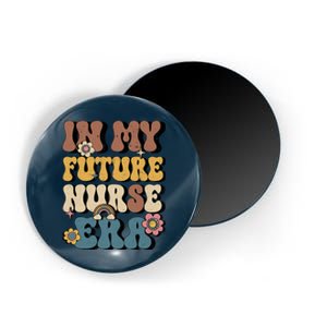 In My Future Nurse Era Groovy Nursing School Student Nurse Magnet