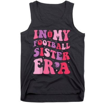 In My Football Sister Era Funny Football Tank Top