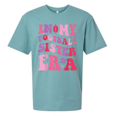 In My Football Sister Era Funny Football Sueded Cloud Jersey T-Shirt